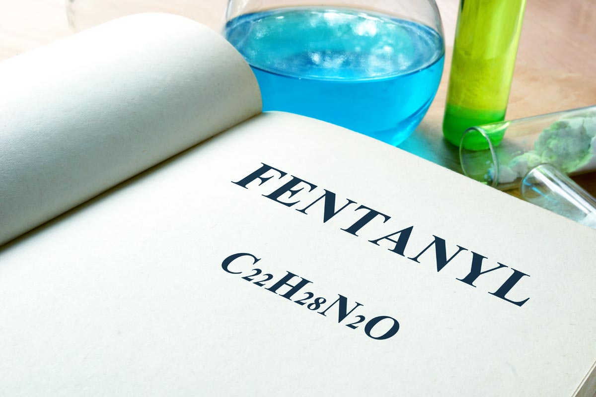 photo of the word fentanyl written in the book