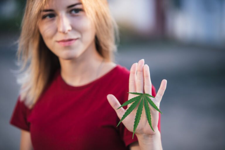 A young lady is giving up smoking weed; thanks to Asana Recovery.