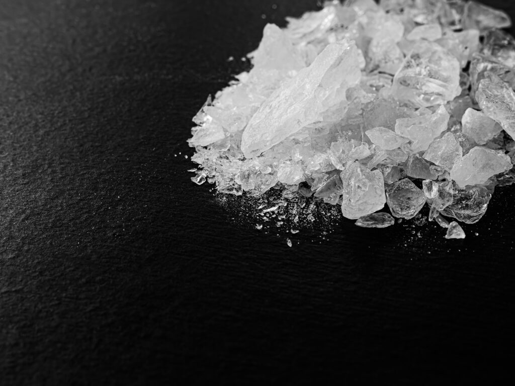 Crystal meth in a great quantity; highly-addictive substance; call us if you're struggling with this substance.