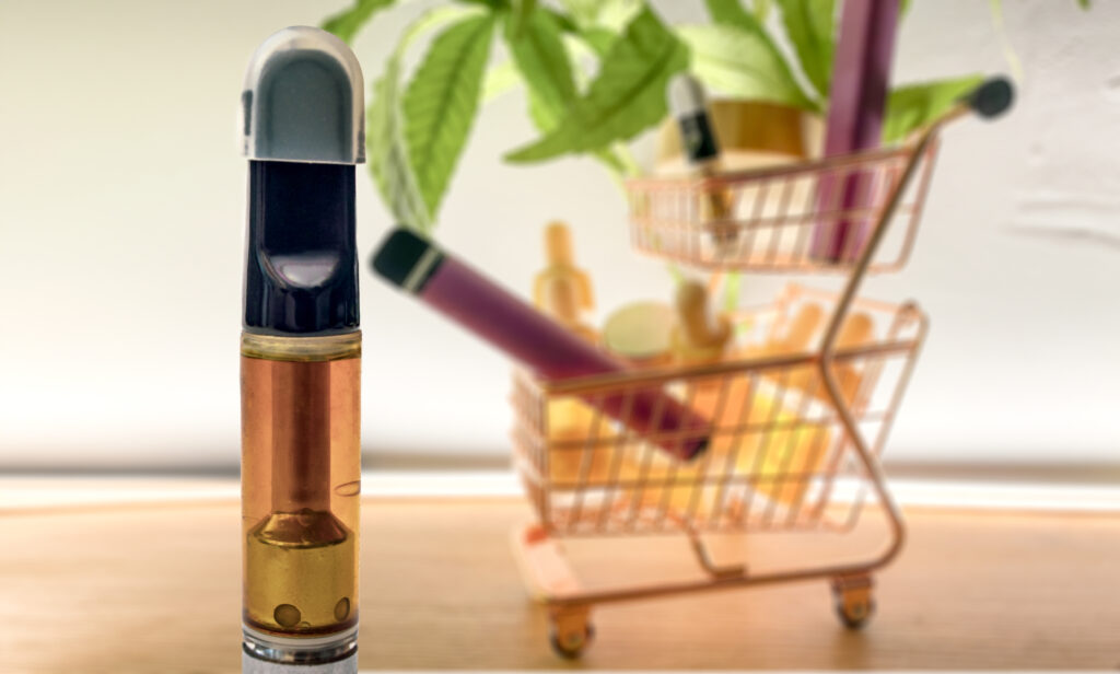 If You Hit a Cart, How Long Does It Stay in Your System?-hhc-cbd-or-thc-vape-cartridge-and-trolley-with-var-2023-12-20-17-54-07-utc.jpg